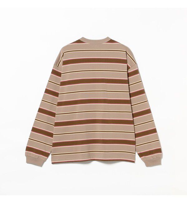BEAMS「ボーダー ルーズ ロングスリーブTシャツ」|Tシャツ・カットソー|