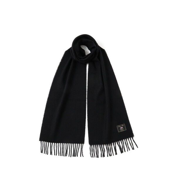 BEAMS「MOON / ソリッド マフラー」|マフラー|BLACK