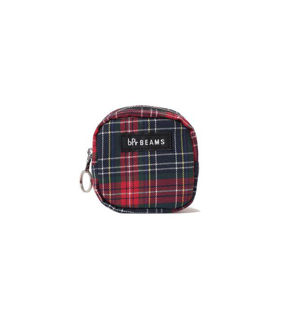 BEAMS「チェック ポーチ S」|ポーチ|