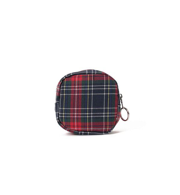 BEAMS「チェック ポーチ S」|ポーチ|
