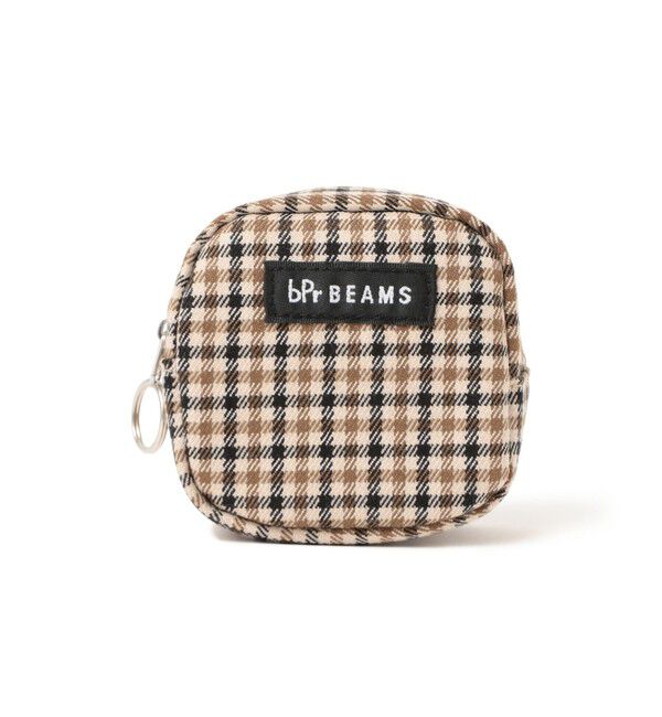 BEAMS「チェック ポーチ S」|ポーチ|
