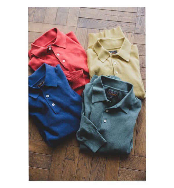BEAMS PLUS「Knit Polo Pique 14G」|ポロシャツ|