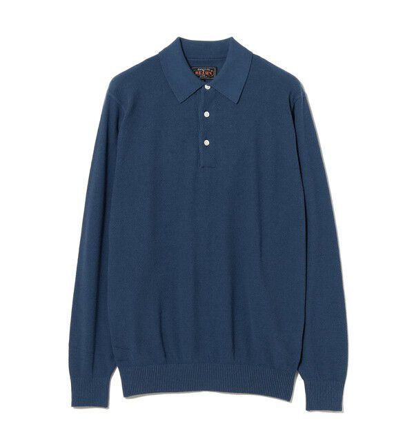 BEAMS PLUS「Knit Polo Pique 14G」|ポロシャツ|