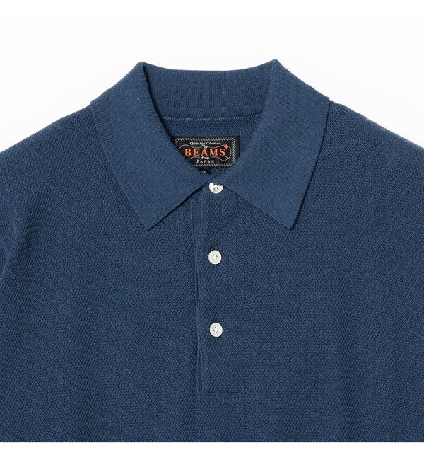 BEAMS PLUS「Knit Polo Pique 14G」|ポロシャツ|
