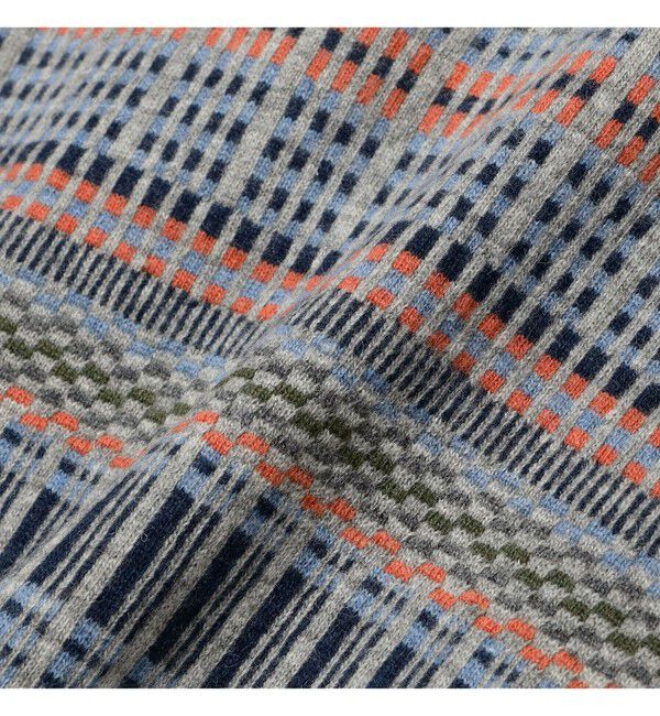 BEAMS PLUS「Half Zip Knit Polo Jacquard」|ポロシャツ|