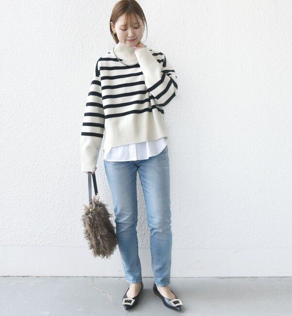 SHIPS for women「【WEB限定】スリム テーパード デニム」|その他|