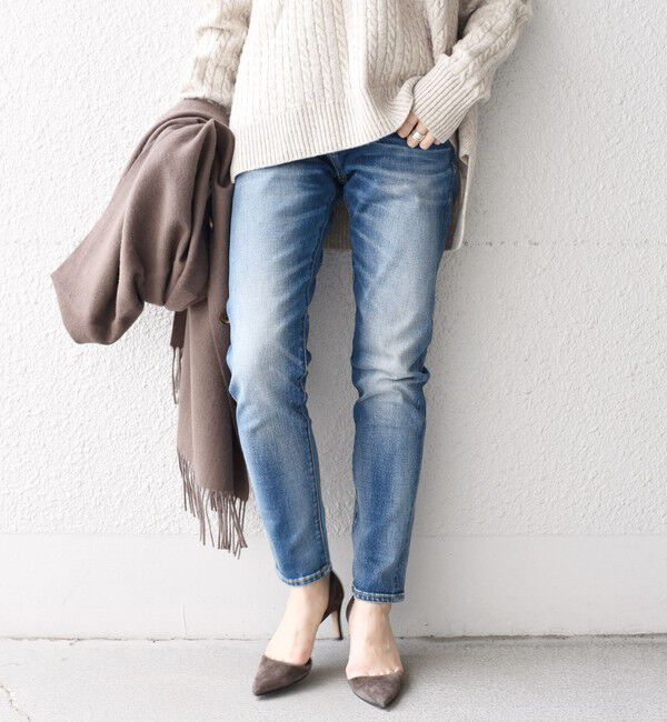 SHIPS for women「【WEB限定】スリム テーパード デニム」|その他|