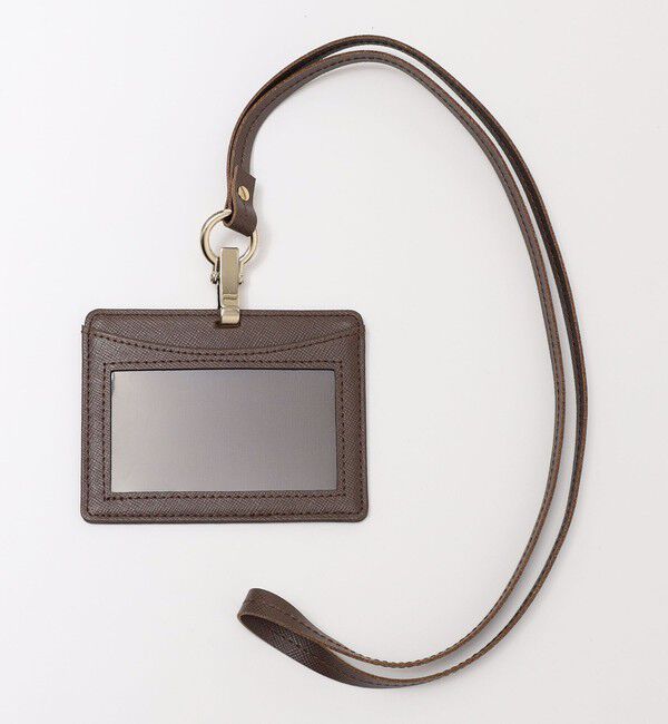 SHIPS「SHIPS: 【SAFFIANO LEATHER】イタリアンレザー IDケース」|その他|ブラウン