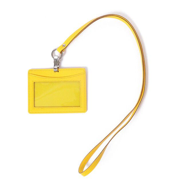 SHIPS「SHIPS: 【SAFFIANO LEATHER】イタリアンレザー IDケース」|その他|イエロー