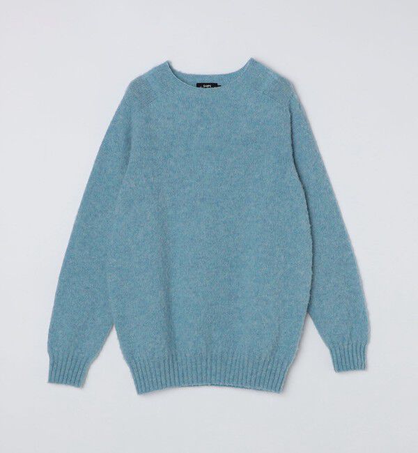 SHIPS「【SHIPS別注】HARLEY OF SCOTLAND:ウォッシャブル シャギー クルーネックニット」|ニット・セーター|