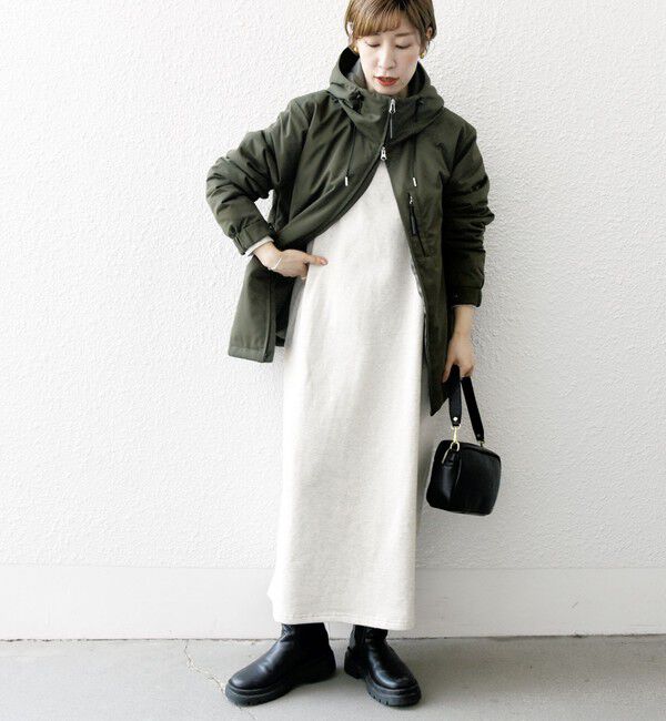 SHIPS any「SHIPS any:  ユーティリティー ZIPポケット 中綿マウンテンパーカー 24FW◇」|ブルゾン・スタジャン|