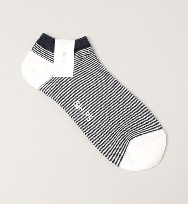 SHIPS「SHIPS: マイクロボーダー アンクルソックス」|ソックス|ホワイト