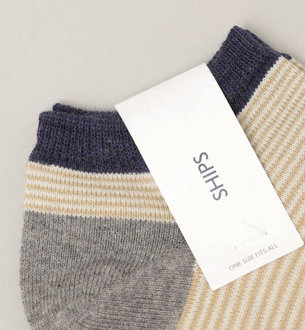 SHIPS「SHIPS: マイクロボーダー アンクルソックス」|ソックス|