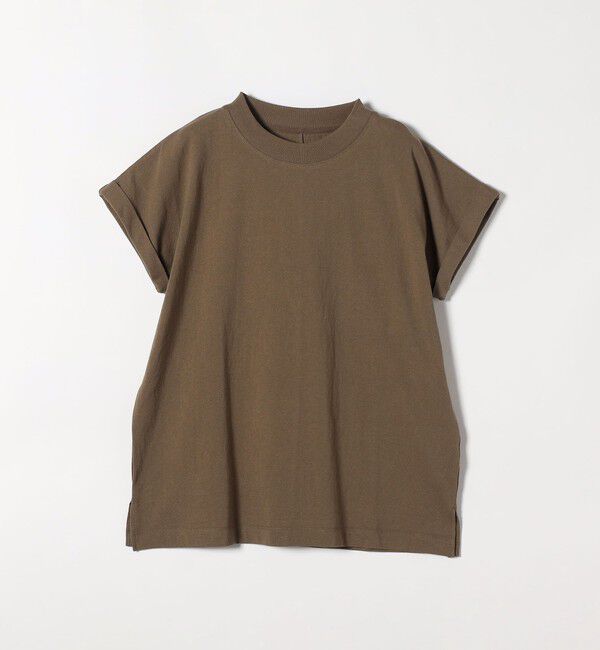 SHIPS any「SHIPS any:〈抗菌防臭/洗濯機可能〉USAコットン フレンチスリーブ TEE」|Tシャツ・カットソー|