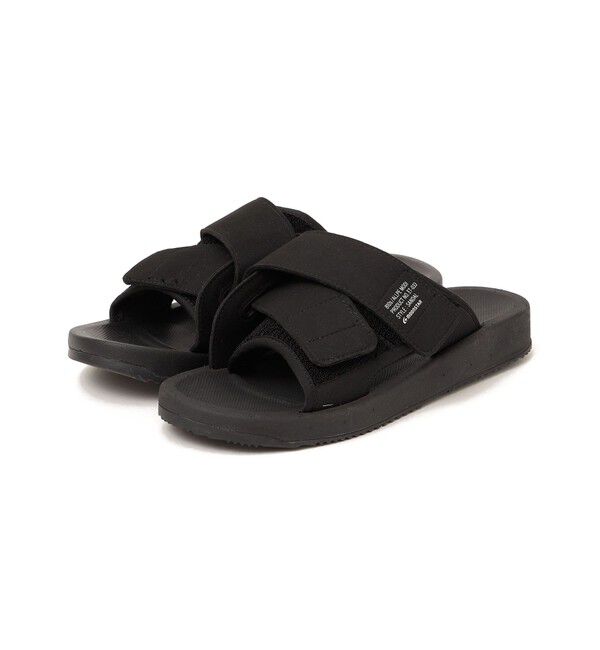 SHIPS any「MOON STAR 810S: ALLPE MODI エイトテンス オルパ モディ(オートミール/ブラック)◇」|サンダル|ブラック