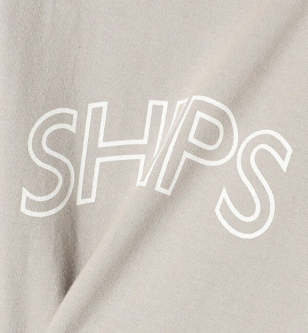 SHIPS for women「【WEB限定】 SHIPS ラウンド プリント ロゴ TEE」|Tシャツ・カットソー|