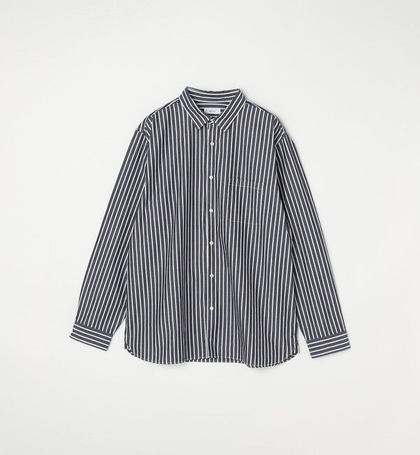 SHIPS any「SHIPS any: ストライプ / ソリッド リラックス レギュラーカラー シャツ 24SS◇」|シャツ・ブラウス|