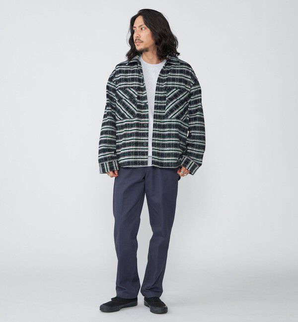 SHIPS「【WEB限定】SHIPS: モール チェック ダブルポケット CPO シャツ ジャケット」|ミリタリージャケット|