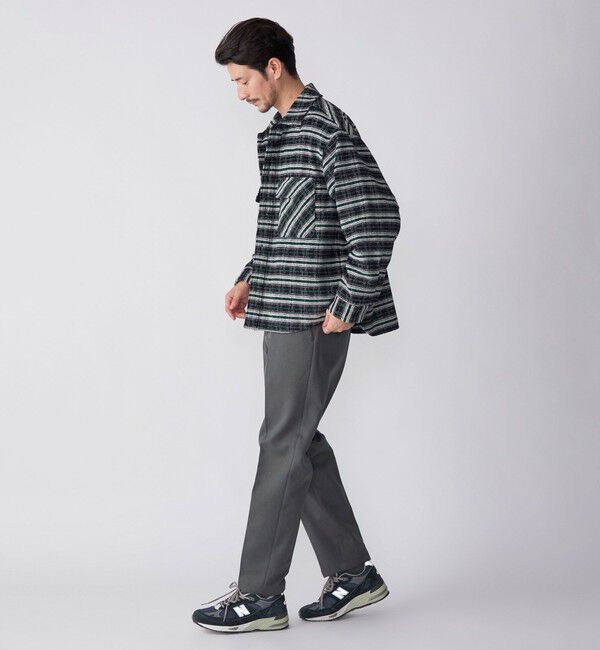 SHIPS「【WEB限定】SHIPS: モール チェック ダブルポケット CPO シャツ ジャケット」|ミリタリージャケット|