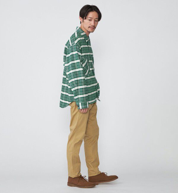 SHIPS「【WEB限定】SHIPS: モール チェック ダブルポケット CPO シャツ ジャケット」|ミリタリージャケット|
