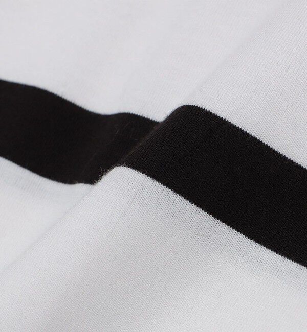 SHIPS「SHIPS: ワイドパネル ボーダー クルーネック Tシャツ (ロンT)」|Tシャツ・カットソー|