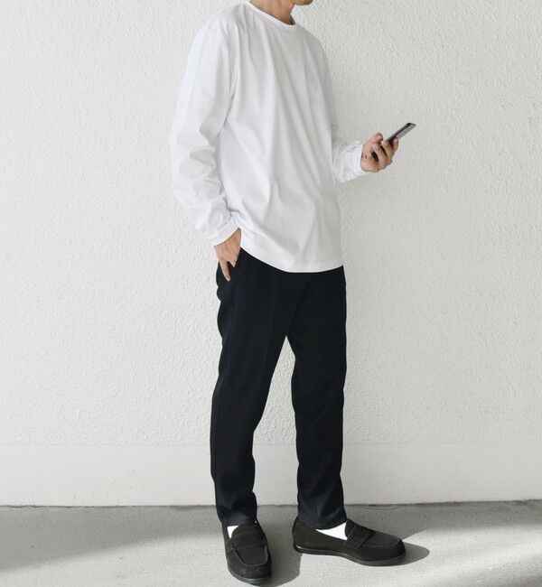 SHIPS any「SHIPS any: スムースコットン クルーネック Tシャツ (ロンT)◇」|Tシャツ・カットソー|