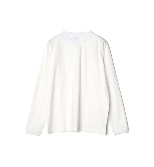 SHIPS any「SHIPS any: スムースコットン クルーネック Tシャツ (ロンT)◇」|Tシャツ・カットソー|