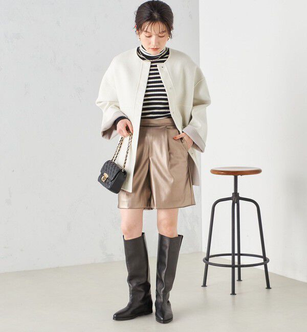 SHIPS for women「〈手洗い可能〉ハーフ タック パンツ」|その他|