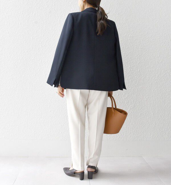 SHIPS any「SHIPS any: ドライツイル テーパード パンツ［NAVY BLUE］」|その他|