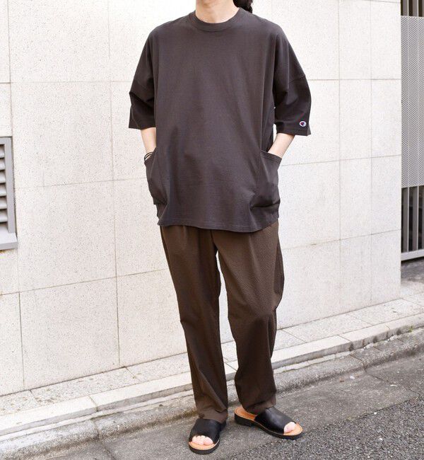 SHIPS any「【SHIPS any別注】Champion: ドルマン キャンプポケット Tシャツ 25SS◇」|Tシャツ・カットソー|