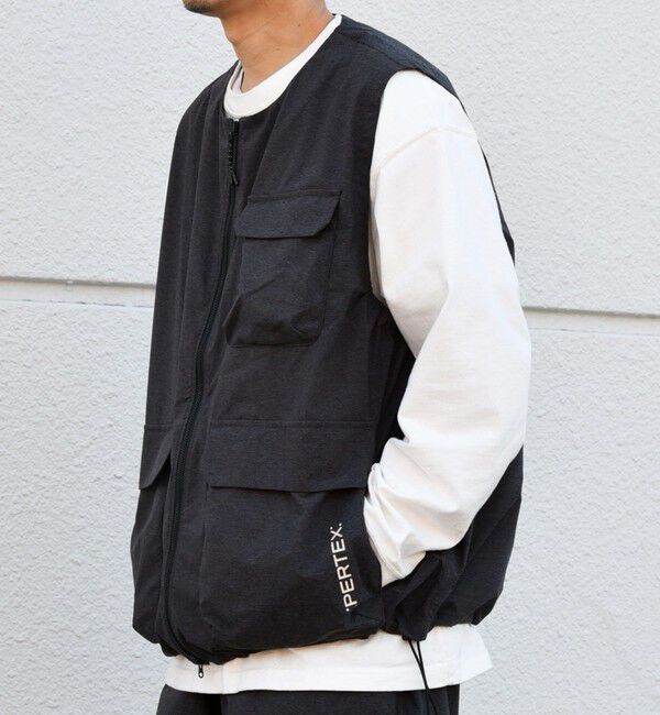 SHIPS any「SHIPS any: 〈撥水・透湿・軽量〉PERTEX(R) ベスト (セットアップ対応)◆」|ベスト・ジレ|