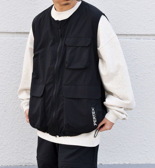 SHIPS any「SHIPS any: 〈撥水・透湿・軽量〉PERTEX(R) ベスト (セットアップ対応)◆」|ベスト・ジレ|
