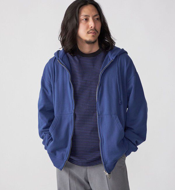 SHIPS「SHIPS: ソフト パイル コットン ジップアップ パーカー」|パーカー|