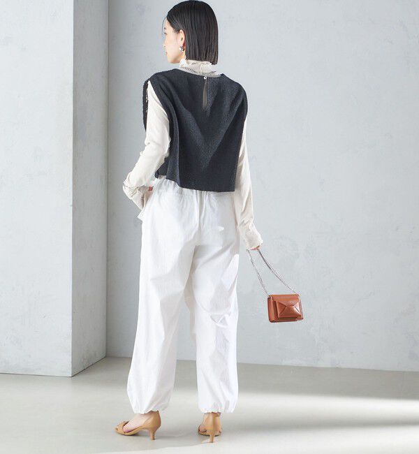 SHIPS for women「〈手洗い可能〉裾ドロスト ナイロン カーゴ パンツ ◇」|その他|