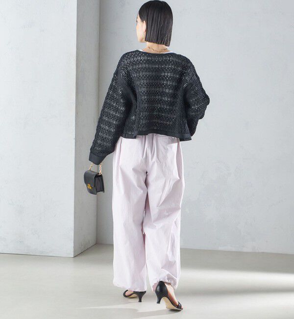 SHIPS for women「〈手洗い可能〉裾ドロスト ナイロン カーゴ パンツ ◇」|その他|