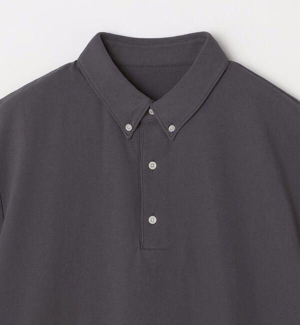 SHIPS any「SHIPS any:〈接触冷感/遮熱/UVカット機能等〉サマーファンクション 鹿の子 ボタンダウンポロシャツ◆」|ポロシャツ|