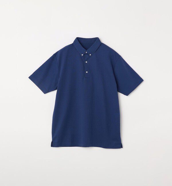 SHIPS any「SHIPS any:〈接触冷感/遮熱/UVカット機能等〉サマーファンクション 鹿の子 ボタンダウンポロシャツ◆」|ポロシャツ|