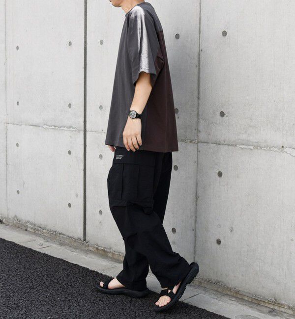 SHIPS any「SHIPS any: バックサイド / スリーブ プリーツ スケアスリーブ ワイド Tシャツ◇」|Tシャツ・カットソー|