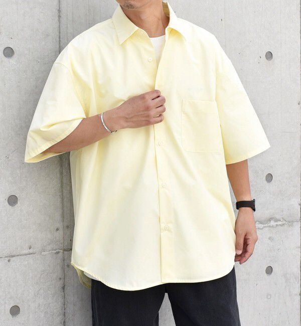 SHIPS any「SHIPS any: オーバーサイズ カラーパレット ハーフスリーブ シャツ◇」|シャツ・ブラウス|