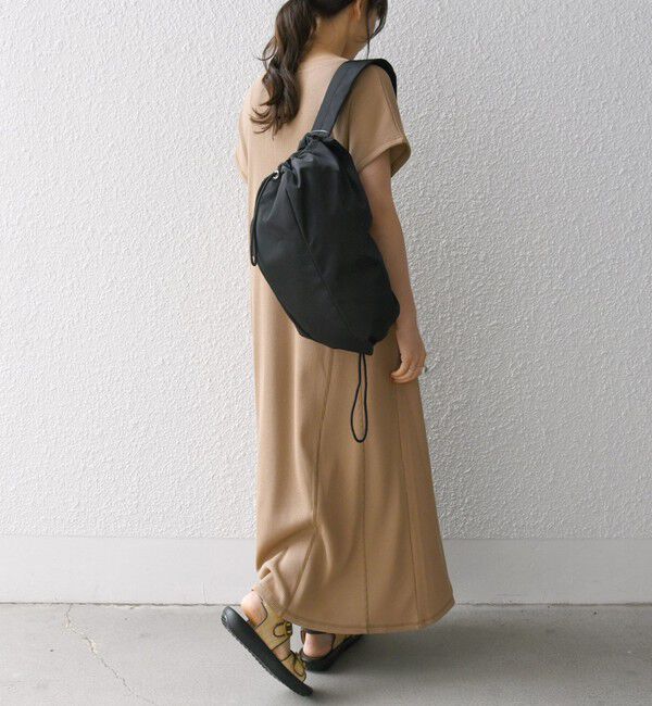 SHIPS any「SHIPS any:〈洗濯機可能〉ワッフル スキッパー Aライン ワンピース」|ワンピース|