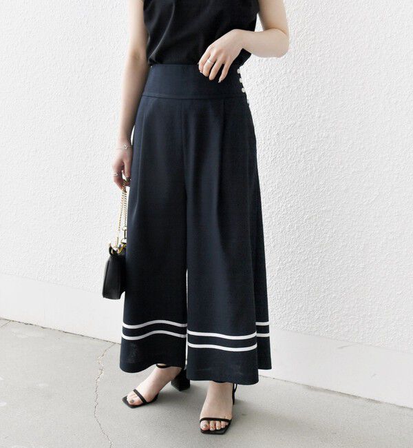 SHIPS any「SHIPS any:〈洗濯機可能〉マリン ガウチョ ワイド パンツ」|その他|