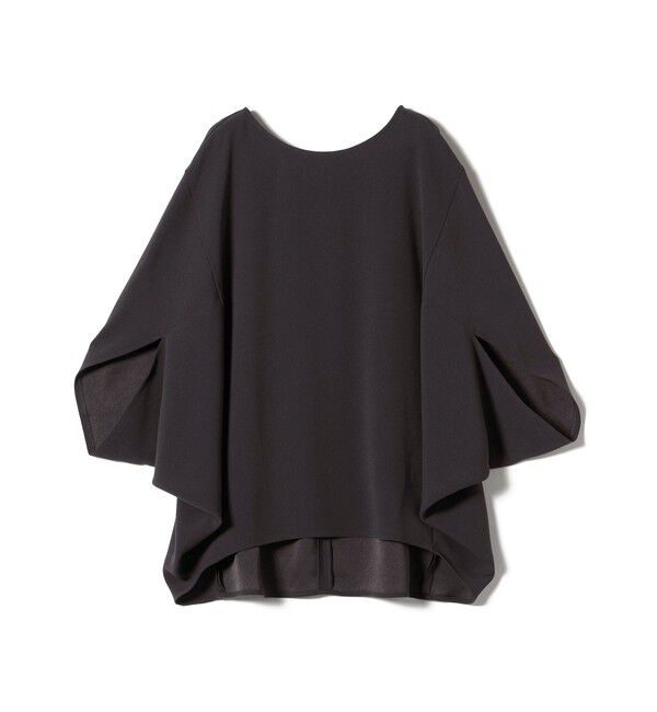SHIPS for women「〈接触冷感 / 手洗い可能〉アセテート混 バック サテン ドルマン ブラウス」|シャツ・ブラウス|