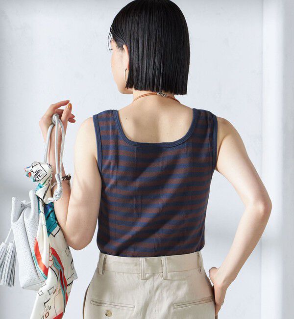 SHIPS for women「【SHIPS別注】miller:スクエアネック タンクトップ」|タンクトップ|