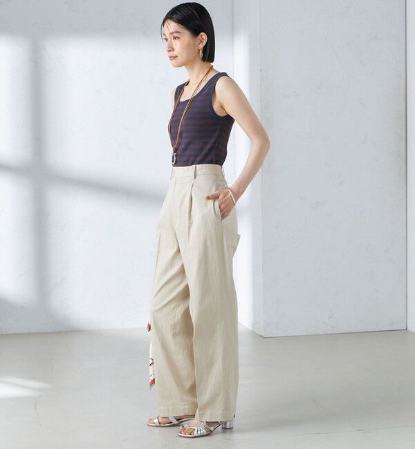 SHIPS for women「【SHIPS別注】miller:スクエアネック タンクトップ」|タンクトップ|