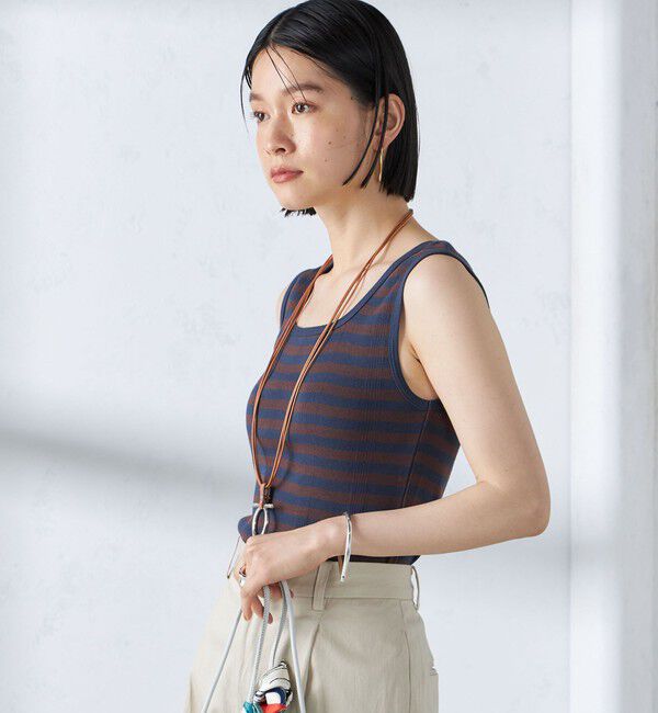 SHIPS for women「【SHIPS別注】miller:スクエアネック タンクトップ」|タンクトップ|