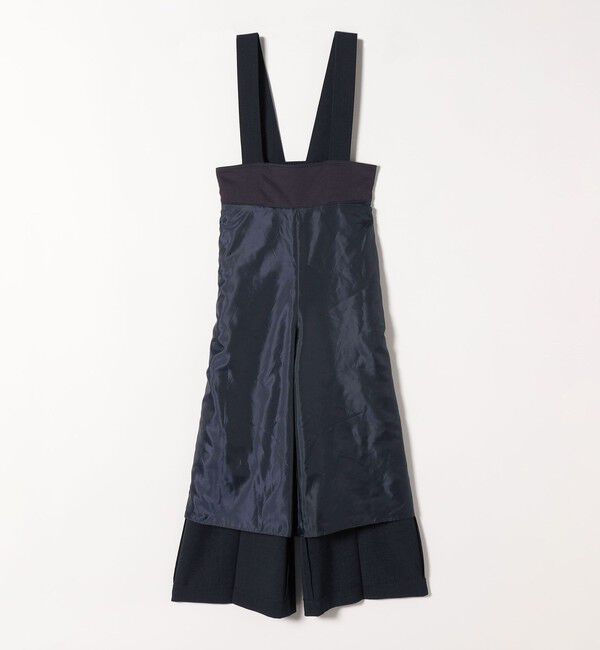 quaranciel「quaranciel:〈洗濯機可能〉ドビー ハイウエスト サロペット」|オールインワン|