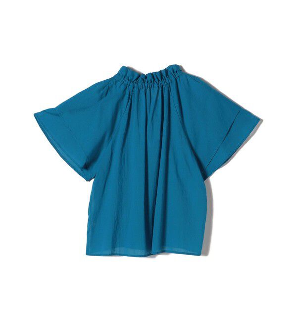 SHIPS for women「〈手洗い可能〉コットンボイル ネックギャザー ボウタイ ブラウス」|シャツ・ブラウス|