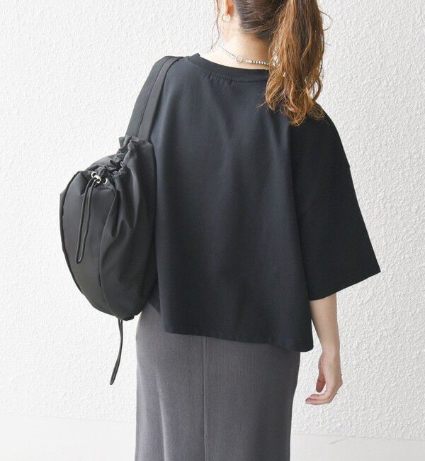 SHIPS any「《一部追加予約》【WEB限定】SHIPS any:〈洗濯機可能〉インレイ ハーフスリーブ ショートTEE」|Tシャツ・カットソー|