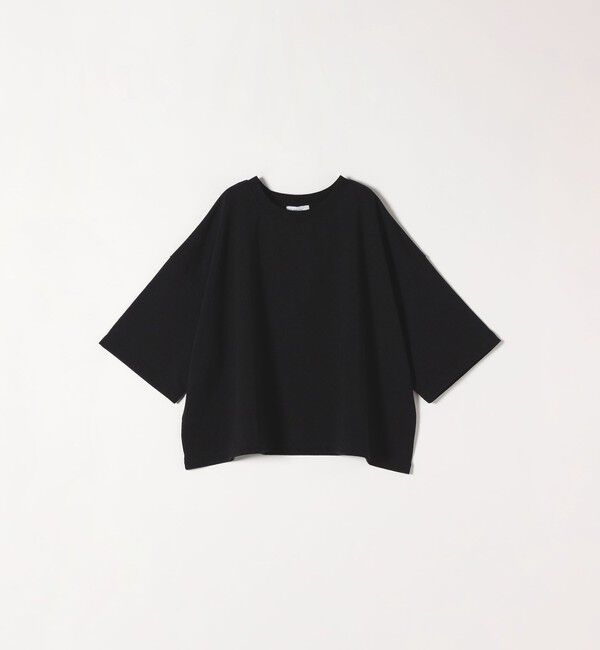 SHIPS any「《一部追加予約》【WEB限定】SHIPS any:〈洗濯機可能〉インレイ ハーフスリーブ ショートTEE」|Tシャツ・カットソー|