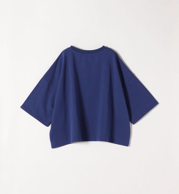 SHIPS any「《一部追加予約》【WEB限定】SHIPS any:〈洗濯機可能〉インレイ ハーフスリーブ ショートTEE」|Tシャツ・カットソー|